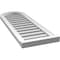 Ekena Millwork Round Top Surface Mount PVC Gable Vent: Functional, w/ 2"W x 2"P Brickmould Sill Frame, 14"W x 40"H GVPRT14X4003SF - alternate 5